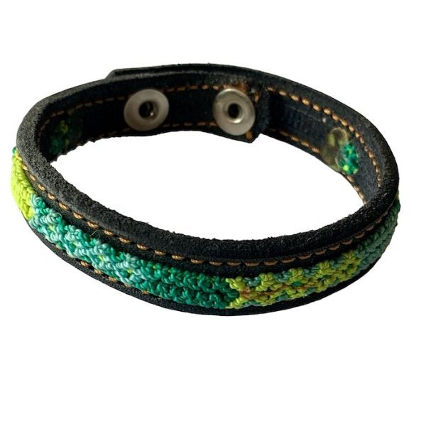 Picture of woven leather bracelet