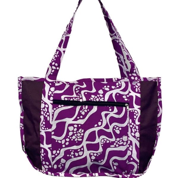 Picture of wavy batik tote