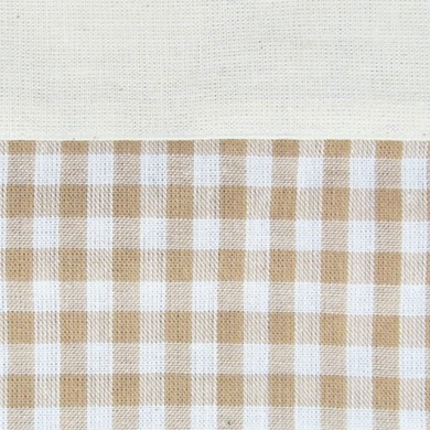 tan gingham