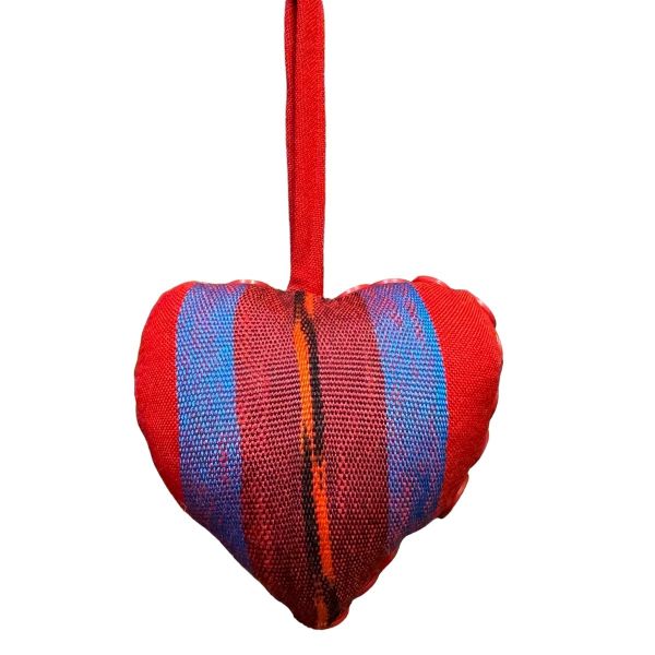 Picture of buttoned heart ornament