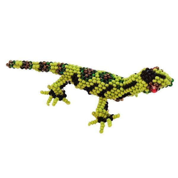 Picture of beaded reptile pin