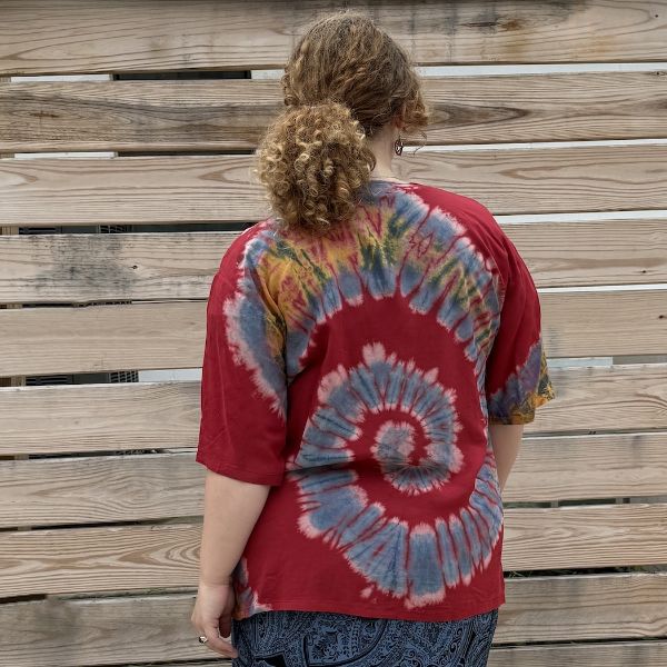 Picture of braided tie dye tunic