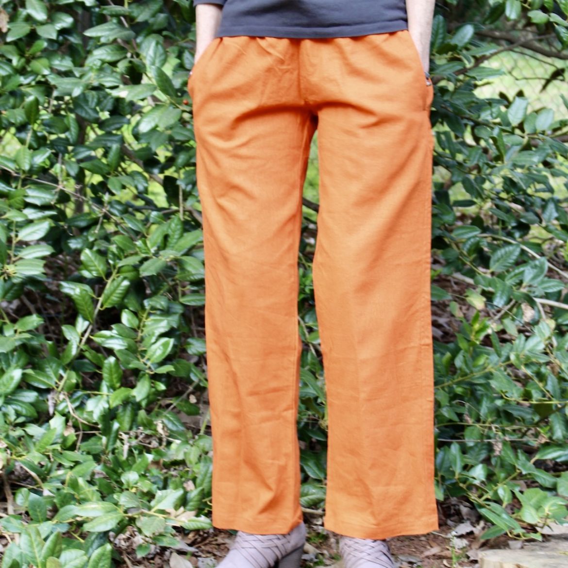 Picture of linen pants - straight leg