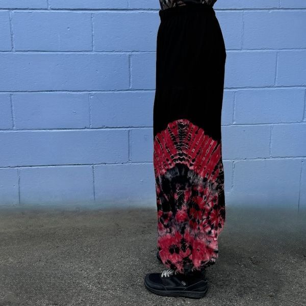 Picture of cotton harem pants - tie dye