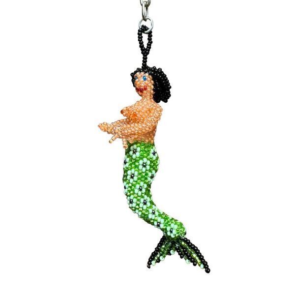 Picture of beaded sealife keychain