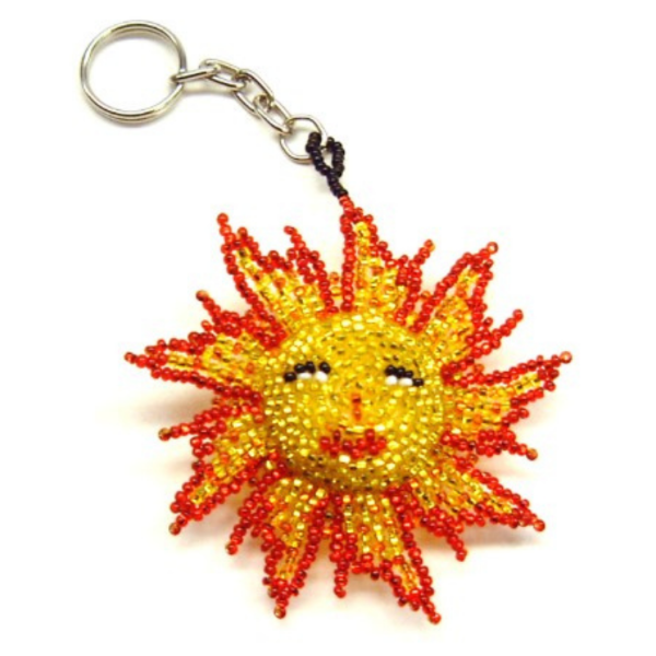 Picture of deluxe beaded keychain - ocean life