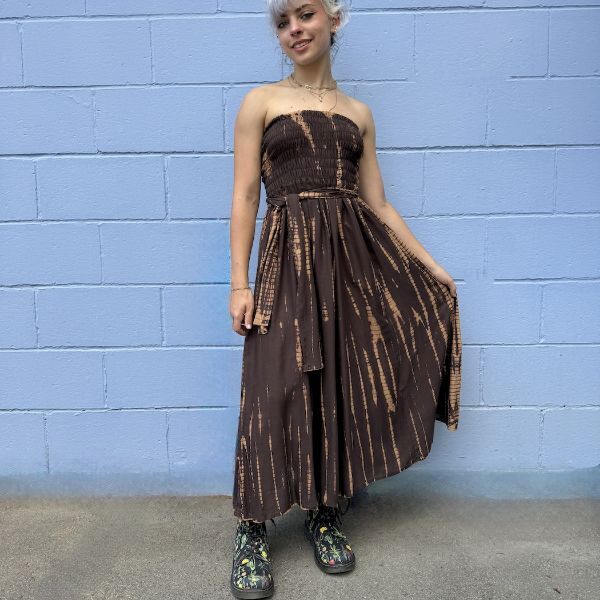 Picture of tie dye lindsey dress