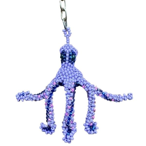 Picture of deluxe beaded keychain - ocean life