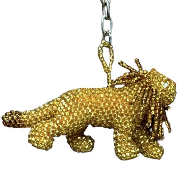 Picture of beaded keychain safari