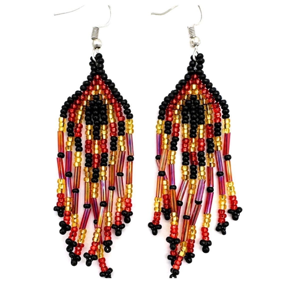 Picture of ivy beaded earrings