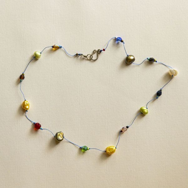 Picture of trapeze beaded necklace