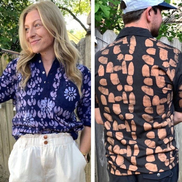 Picture of cotton batik fairway shirt