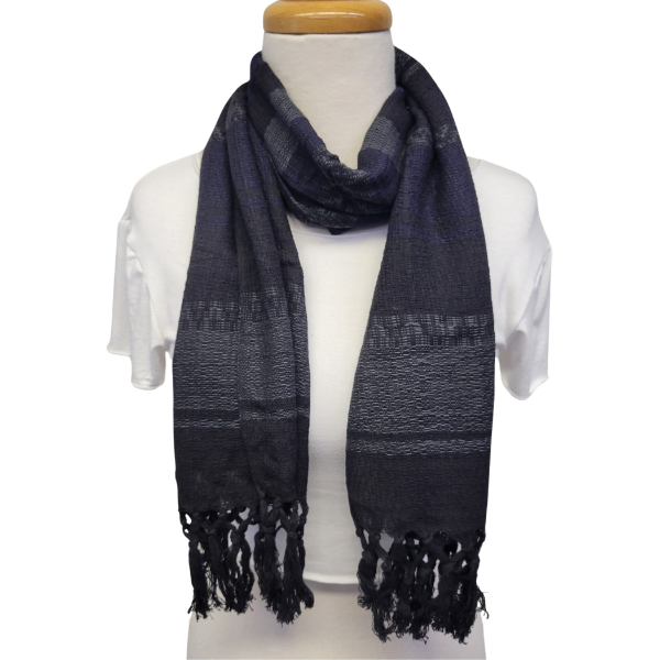 Picture of cotton fringe scarf