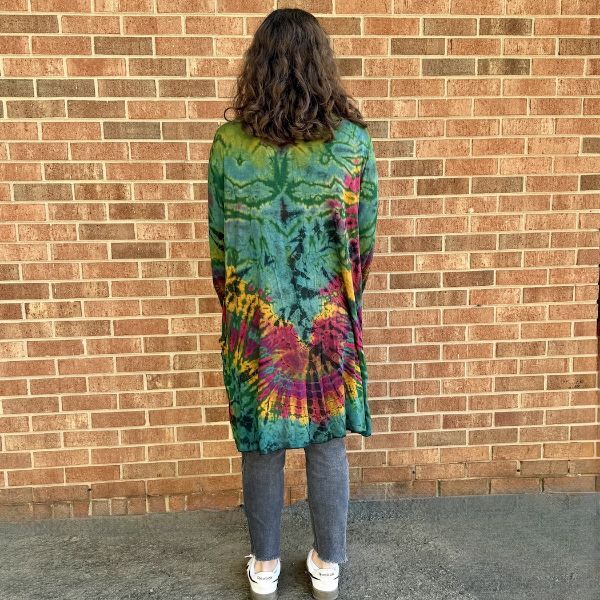 Picture of tie dye jacket with pockets