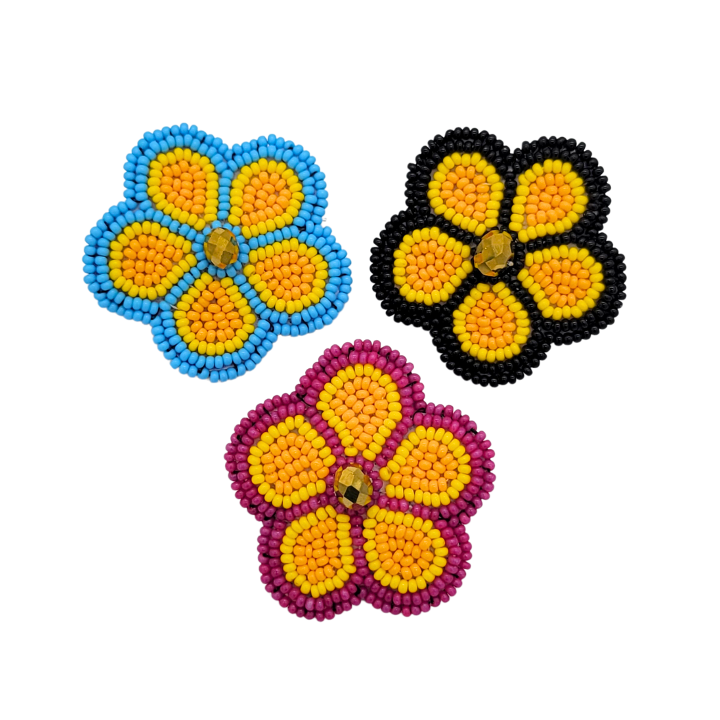 Picture of beaded blossom pin