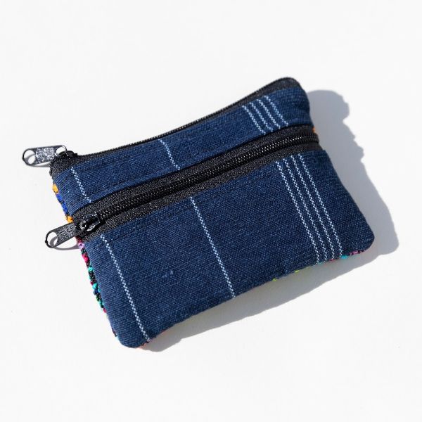 Picture of huipil two zip pouch