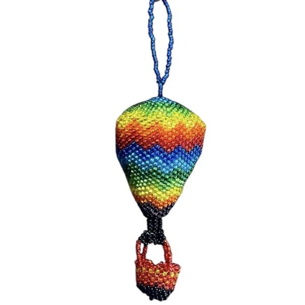 Picture of hot air balloon beaded ornament