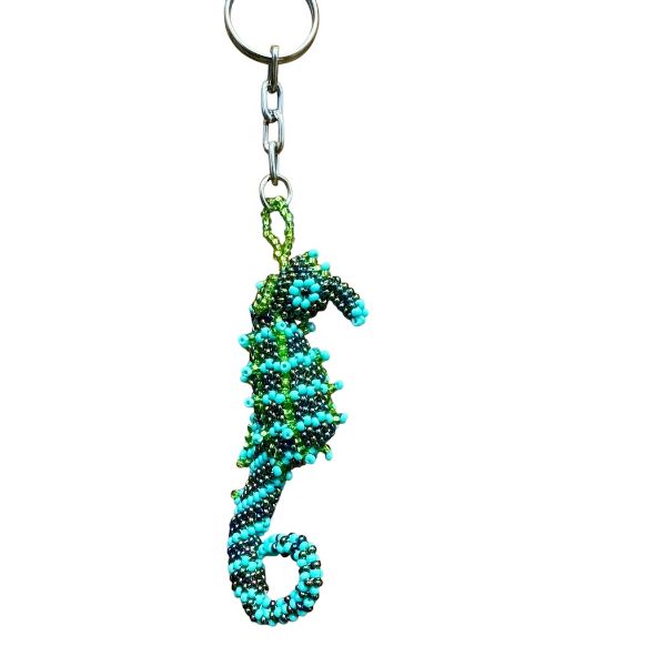 Picture of deluxe beaded keychain - ocean life