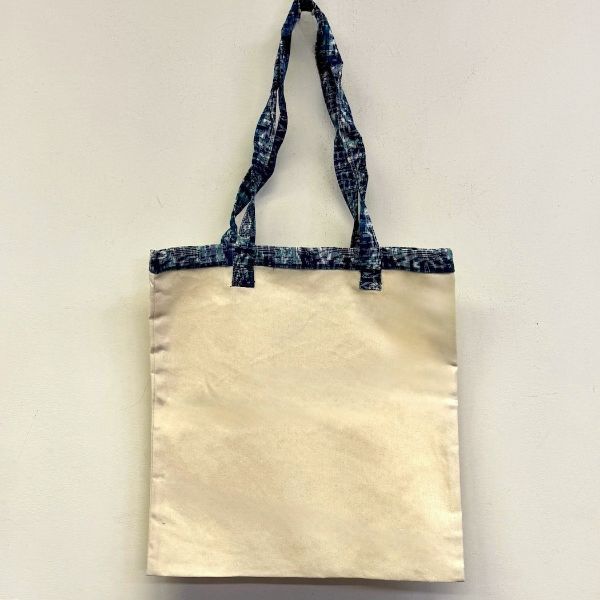 Picture of ikat trimmed tote