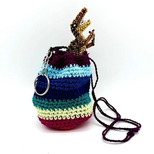 Picture of crochet gift bag