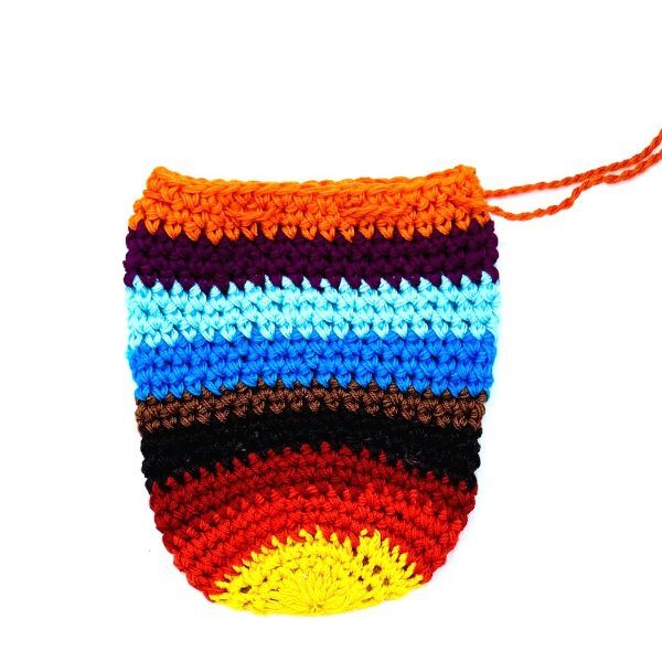 Picture of crochet gift bag