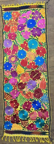 Picture of table runner - floral tapestry