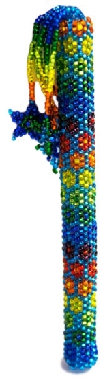 beaded pen case